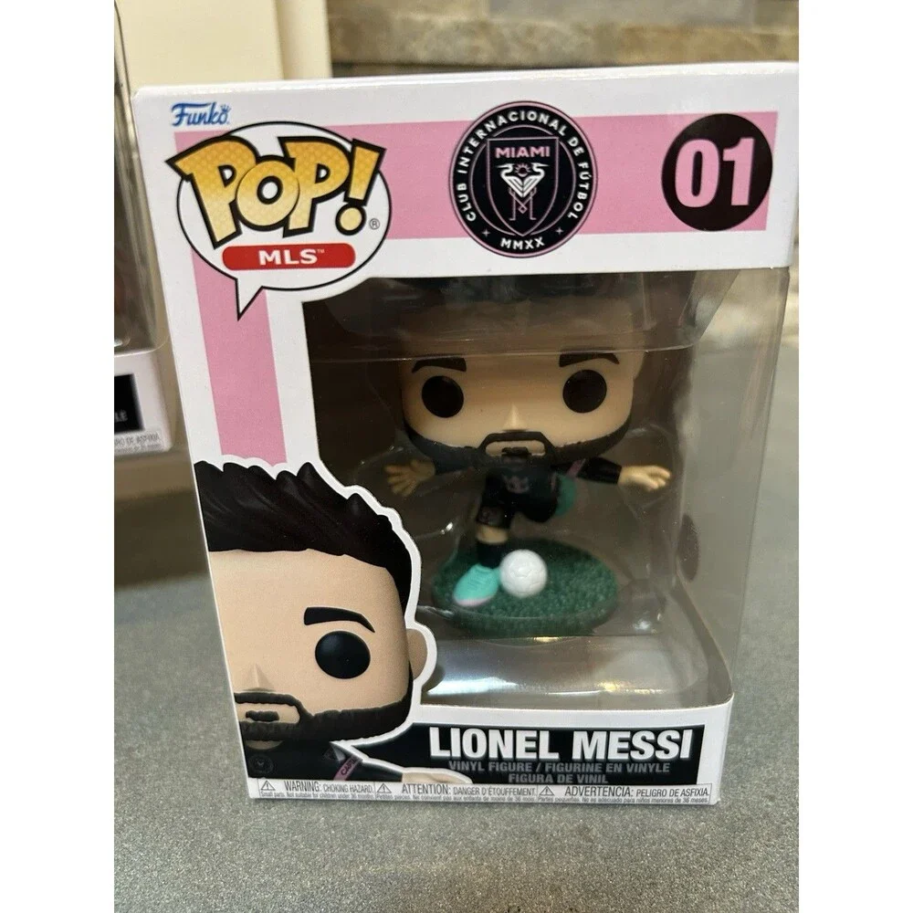 Funko Pop! World Cup Vinyl Figure Lot of 3 Messi #01 Pulisic #69 Clutch #84